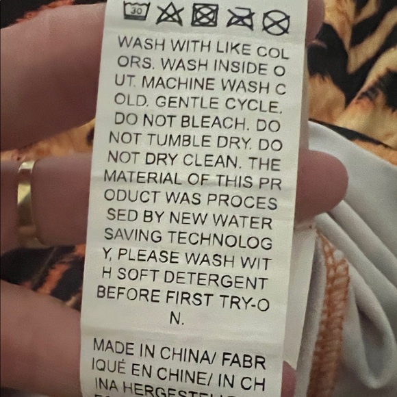 #098**Sexy Orange & Black Tiger Print Mini Dress - Picture 9 of 9